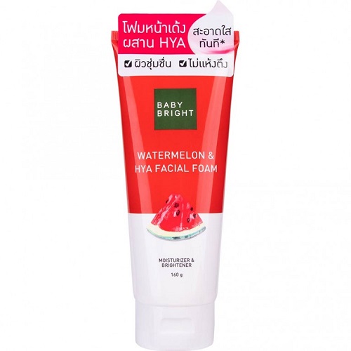 Baby Bright AHA & Gluta Whitening Facial Foam 120gm